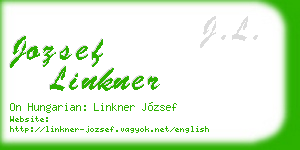jozsef linkner business card